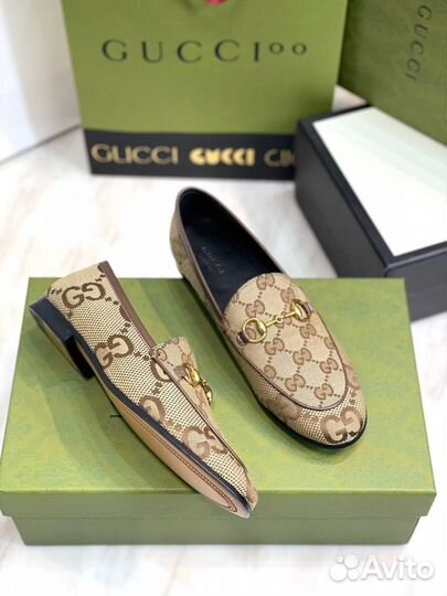 Женские лоферы gucci премиум