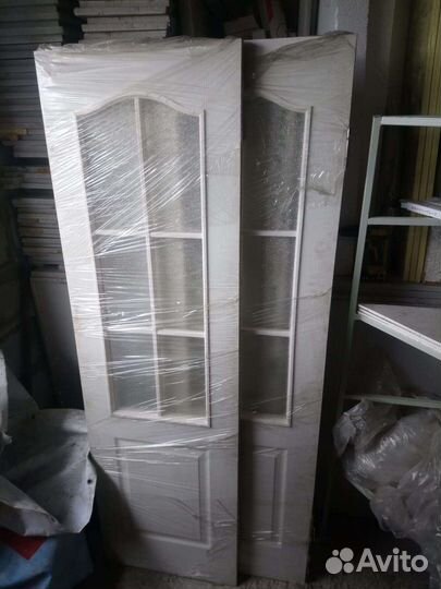 Двери межкомнатные со стеклом новые