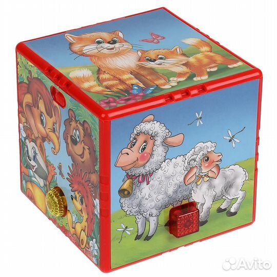 Развивающий кубик музыкальный Умка HT875