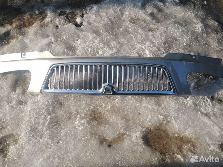 Бампер на газель решетка облицовка цена за все