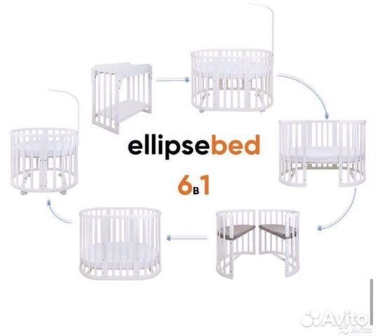 Детская кроватка с маятником