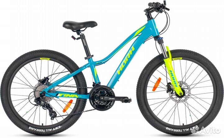 Велосипед horh tina tahd 4.1 24 (2023) Blue-Green