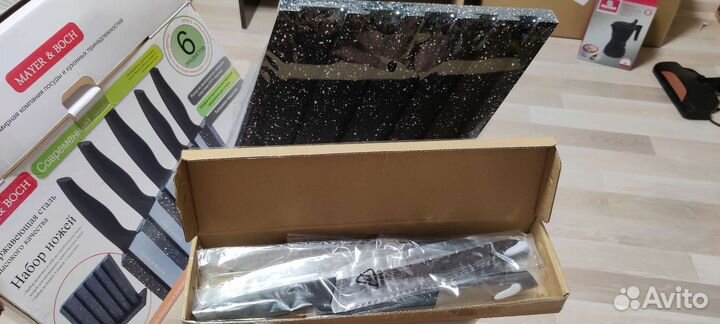 Новый набор ножей mayer boch с титановым покрытием