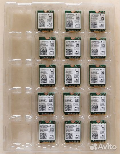 Модули Intel M2: AX210/8265. Mini-PCI-E: 8265/7265