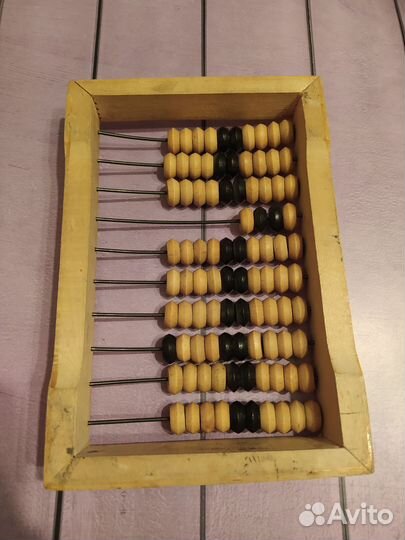 Счеты деревянные СССР 22*25 см