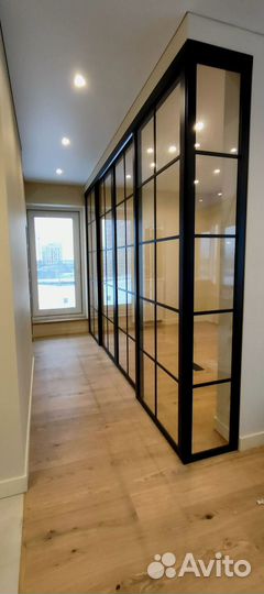 Перегородки межкомнатные стеклянные