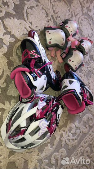 Роликовые коньки детские раздвижные