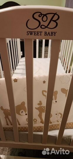 Детская кровать с матрасом