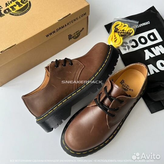 Ботинки Dr Martens 1461 BEX лошадиная кожа