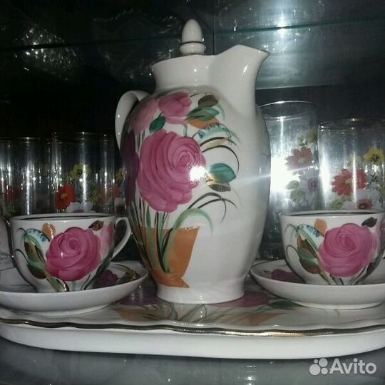 Чайный сервиз на две персоны СССР раритет