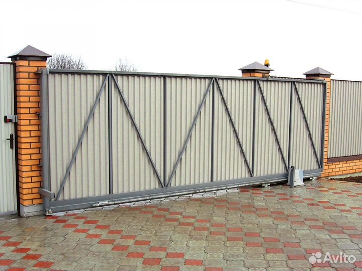 Откатные ворота 