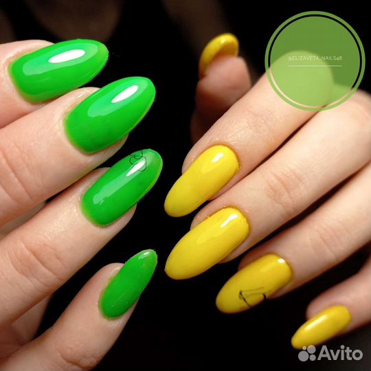 Маникюр наращивание гель лак