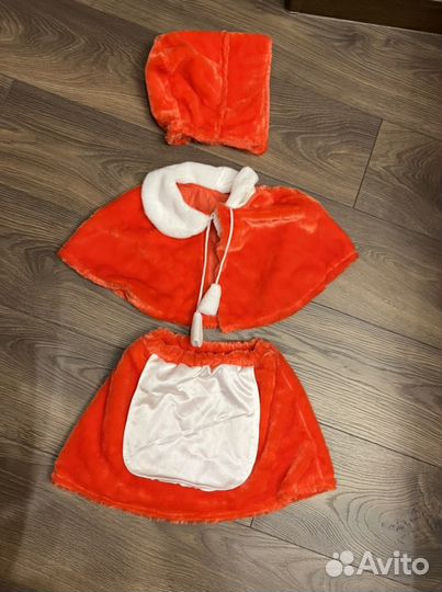 Костюм красной шапочки 122р