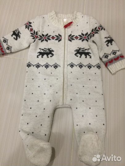 Комбинезон вязаный поддёвка