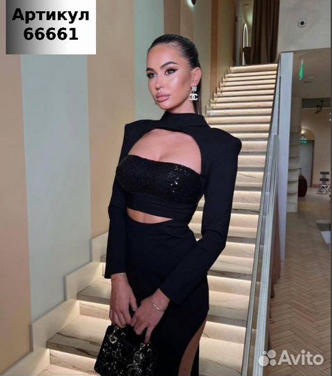 Платье с пайетками