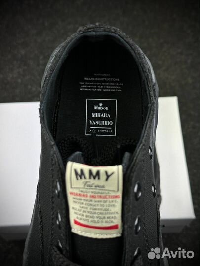 Кеды Maison Mihara Yasuhiro triple black