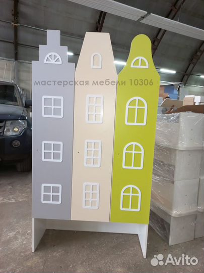 Шкафчик в раздевалку детский, шкаф в садик опт