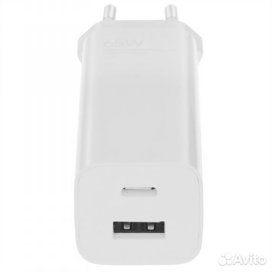 Сзу Xiaomi 65W GaN Charger (Type-A + Type-C) (белы