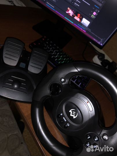 Руль и педали для пк