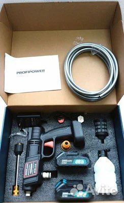 Аккумуляторная мойка высокого давления 18v 2акб