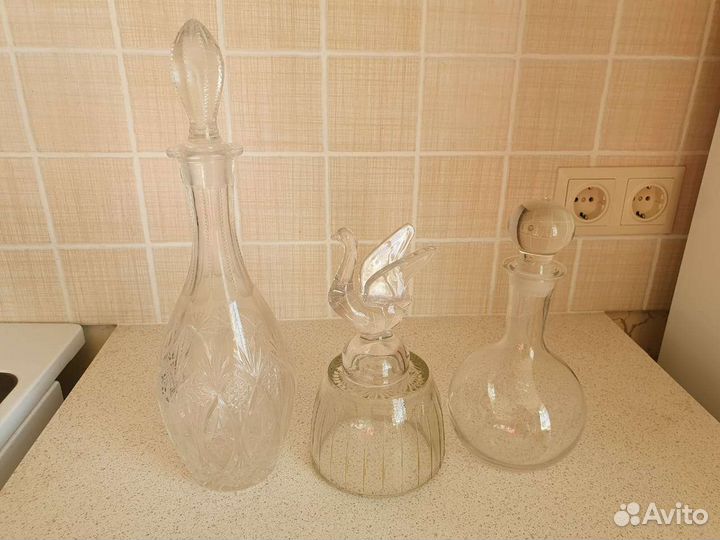 Фужеры Графин Стопки хрусталь СССР