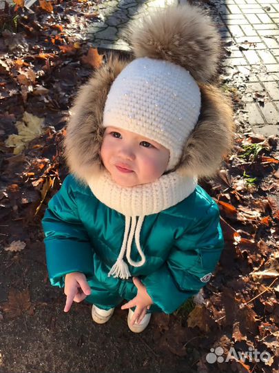 Детская шапка и снуд