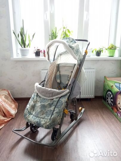 Детские санки коляска Ника 
