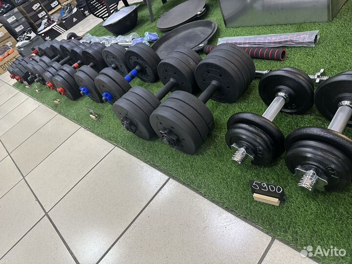 Гантели разборные