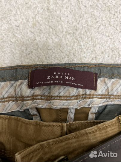 Брюки casual мужские Zara man
