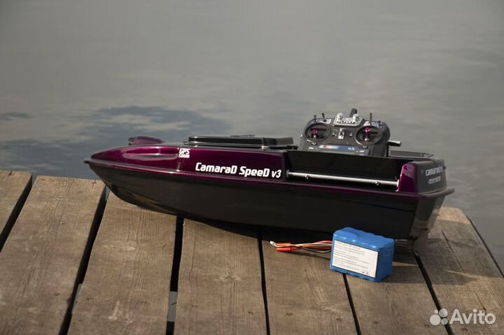 Прикормочный кораблик:глубиномер,GPS навигация,25А