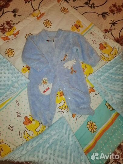 Детский плед-одеяло двусторонний