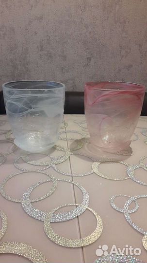 Горшок для цветов орхидеи стекло