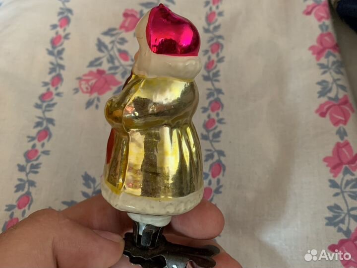 Ёлочная игрушка СССР на прищепке 