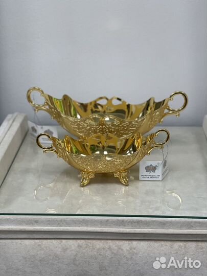 Ладья из мельхиора