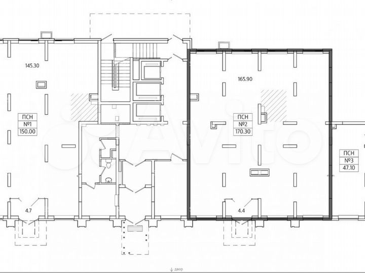 Сдам торговое помещение, 170 м²