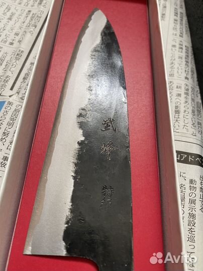 Японский кухонный нож сталь Аогами