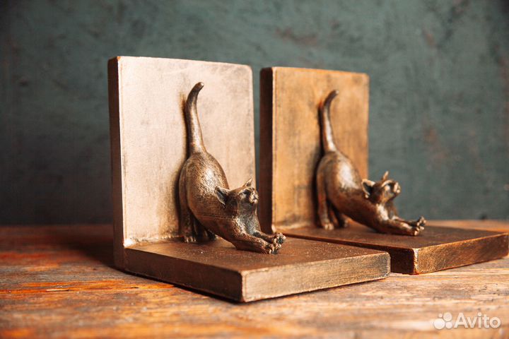 Держатель для книг Кот