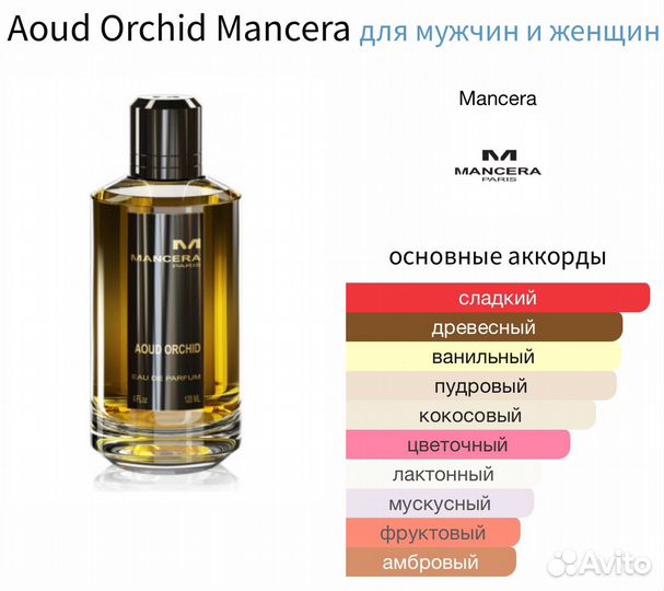 Mancera aoud Orchid оригинал распив