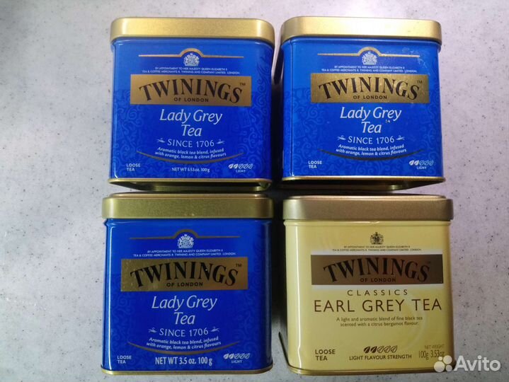 Жестяная банка для чая