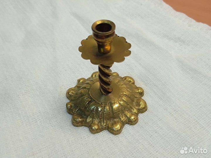 Подсвечник латунь СССР