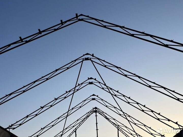 Продам каркас ангара бу