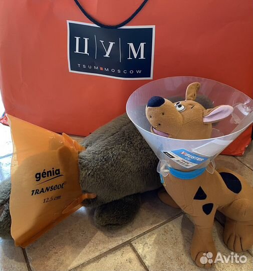 Защитный воротник для животных послеоперационный