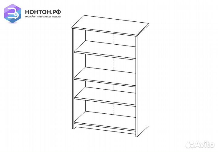Шкаф-витрина Сириус белый