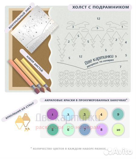 Картина по номерам 40x50 Роскошные павлины на фоне