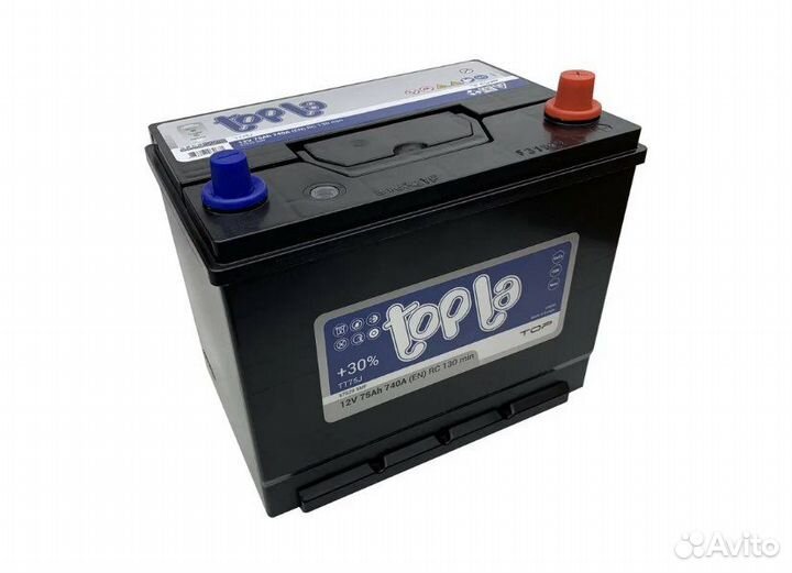 Акб Topla Top 75А/Ч Asia обр