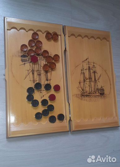 Нарды ручной работы бу