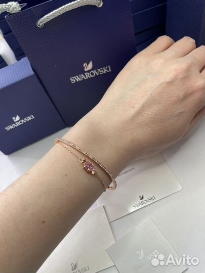 Swarovski браслет новый Конфетка