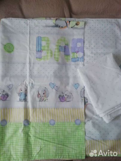 Детское постельное белье в детскую кроватку