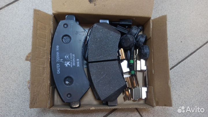 Колодки тормозные Boxer 3 передние (Peugeot / Citr