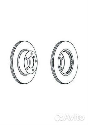 Ferodo DDF2195C Диск тормозной пер DDF2195C Ferodo